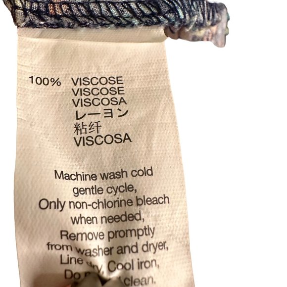 Gap Womens Size Medium Maxi Dotted Chevron Striped Mitered V-Neck Pockets Dress - Picture 7 of 14